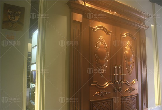 铜盟荟【外观设计专利款铜门】_铜盟荟展厅展示