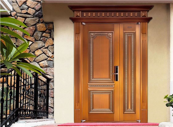 铜盟荟豪华子母铜门 铜盟荟豪华子母铜门