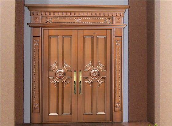 铜盟荟/铜门/别墅铜门/双开铜门