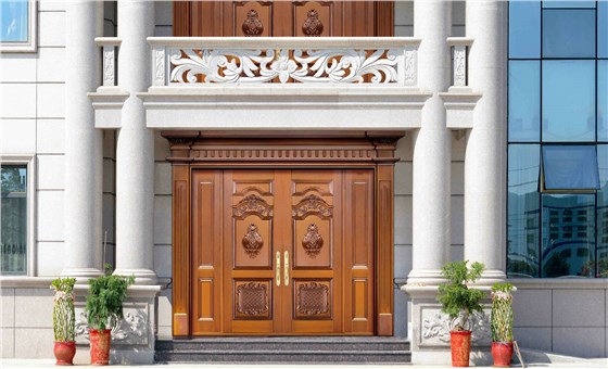 铜盟荟/铜门/别墅铜门/四开铜门