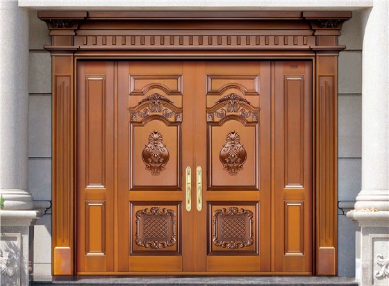 铜盟荟/铜门/别墅铜门/四开铜门