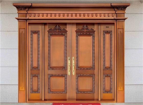 铜盟荟/铜门/别墅铜门/四开铜门