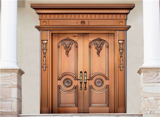铜盟荟/铜门/别墅铜门/双开铜门