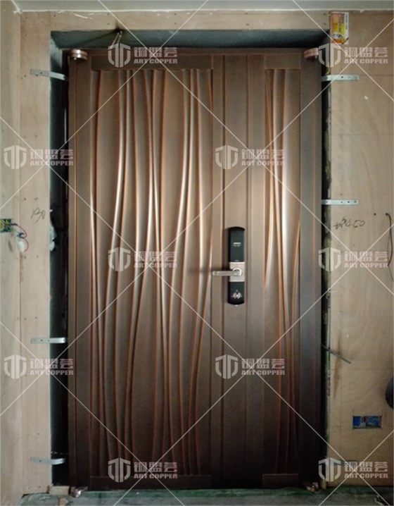 子母铜门实景案例_子母铜门现场图片 子母铜门实景案例_子母铜门现场图片