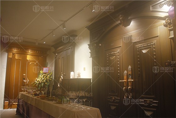 铜盟荟铜门展厅展示