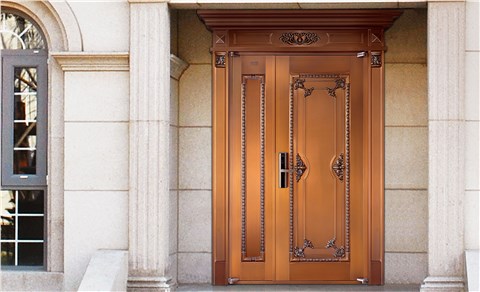 M005一帆风顺,子母铜门,铜门子母门