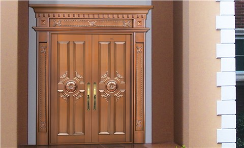 K005桃溪河畔,别墅铜门,豪华铜门,双开铜门