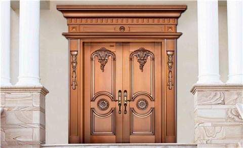 K008银河之星,别墅铜门,豪华铜门,双开铜门