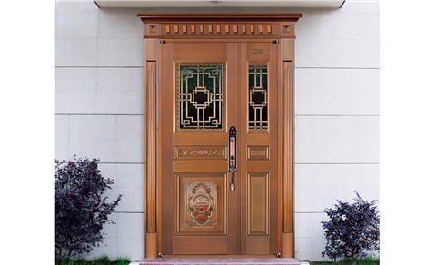 M027天下无双,子母铜门,铜门子母门,室外门