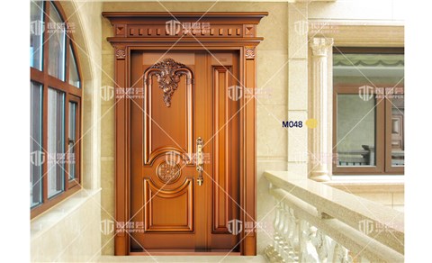 M048子母铜门,铜门子母门
