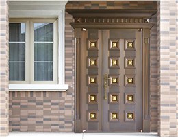 M026霸王别姬,子母铜门,铜门子母门,室外门