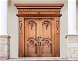 K008银河之星,别墅铜门,豪华铜门,双开铜门