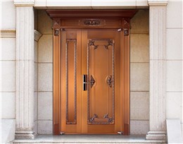 M005一帆风顺,子母铜门,铜门子母门