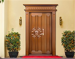 M006帝湖海湾,子母铜门,铜门子母门,室外门