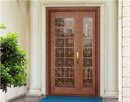 M038臻品世家,子母铜门,铜门子母门,室外门