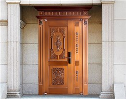 M008名仕府邸,子母铜门,铜门子母门,室外门