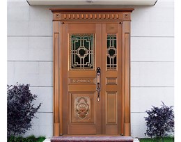 M027天下无双,子母铜门,铜门子母门,室外门