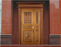 M037凌云壮志,子母铜门,铜门子母门,室外门