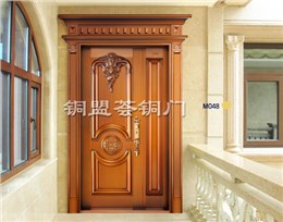 M048子母铜门,铜门子母门