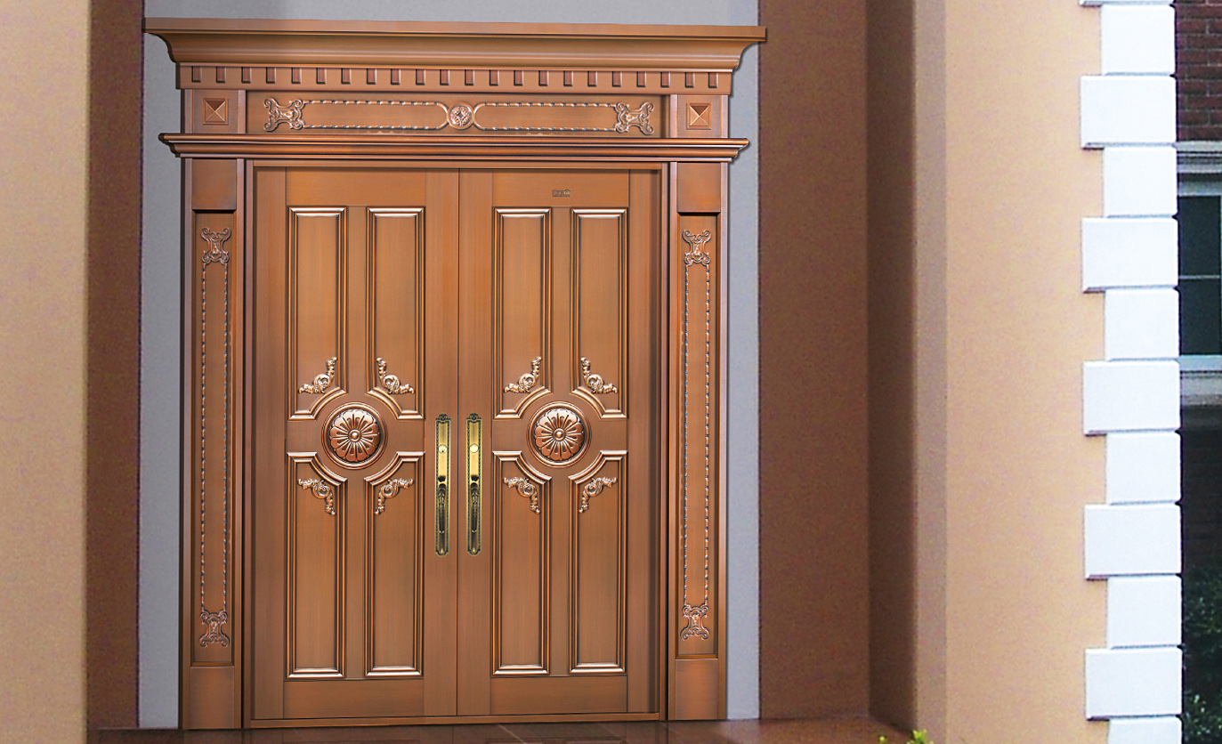 铜盟荟/铜门/别墅铜门/双开铜门