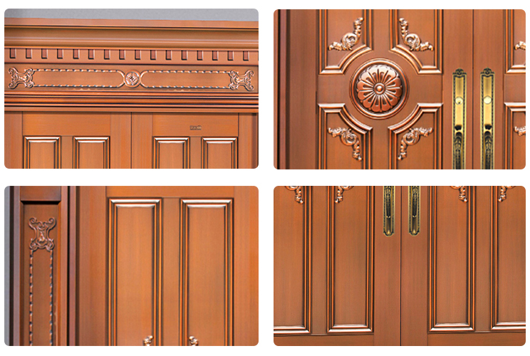 铜盟荟/铜门/别墅铜门/双开铜门/细节图