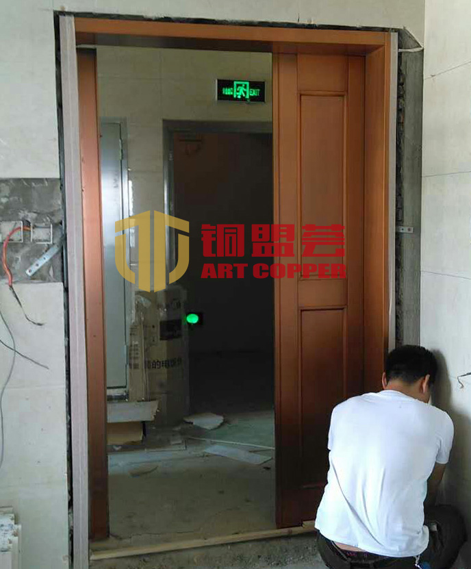 铜门安装案例_铜盟荟