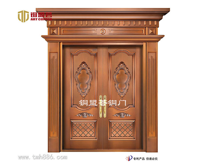胡小姐所选双开铜门款式_铜盟荟铜门