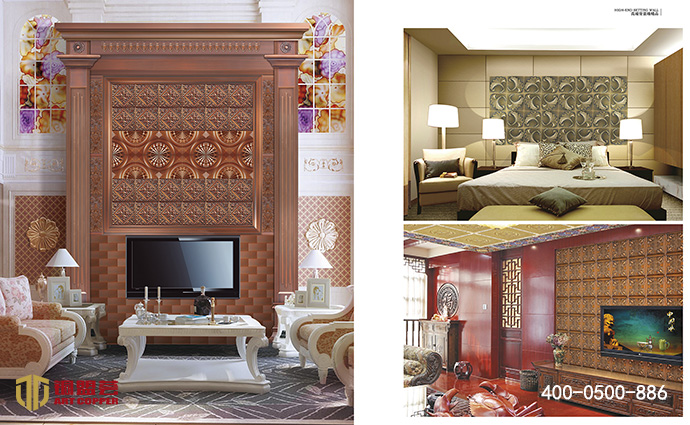 铜背景墙_铜盟荟铜制品