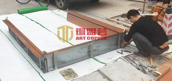 铜门安装案例_铜盟荟