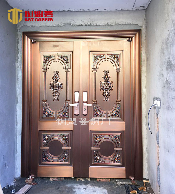 深圳铜门_铜盟荟铜门案例