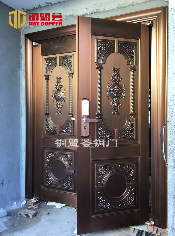 深圳铜门_铜盟荟铜门案例