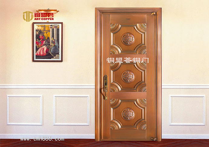 别墅门窗设计_入户铜门_铜盟荟铜门