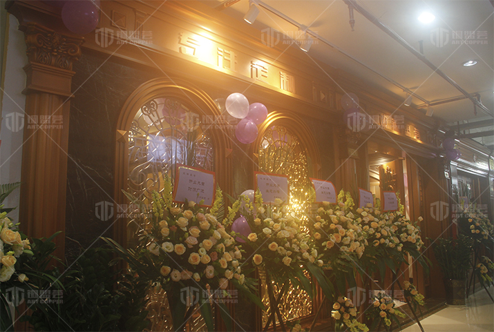 铜盟荟铜门展厅展示