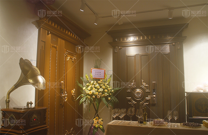 铜盟荟铜门展厅展示